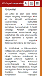 Mobile Screenshot of korospartonnyaralunk.hu